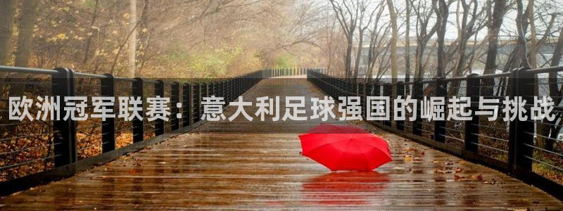 球速体育：欧洲冠军联赛：意大利足球强国的崛起与挑战